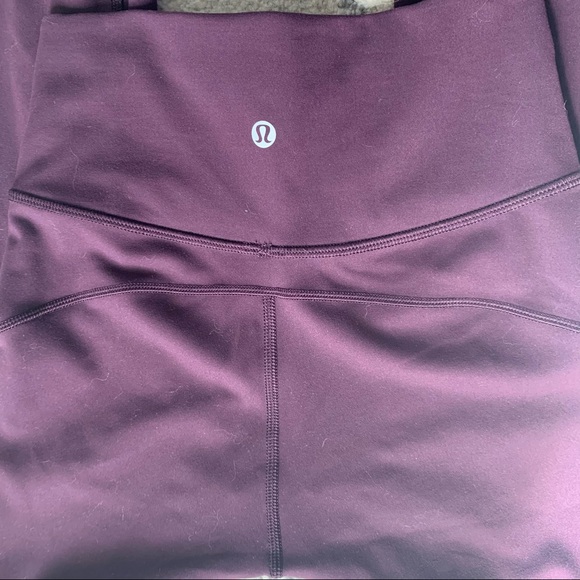 🍋 Maroon Lululemon In Movement Tight - Picture 4 of 6